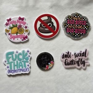 Set of 6 Funny Adult Humor Magnets Humorous Handmade Fridge Office Decor